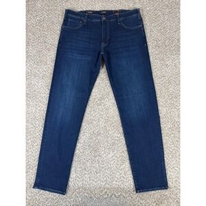 34 Heritage Jeans Mens 40x34 Blue Courage Straight Leg Organic Cotton